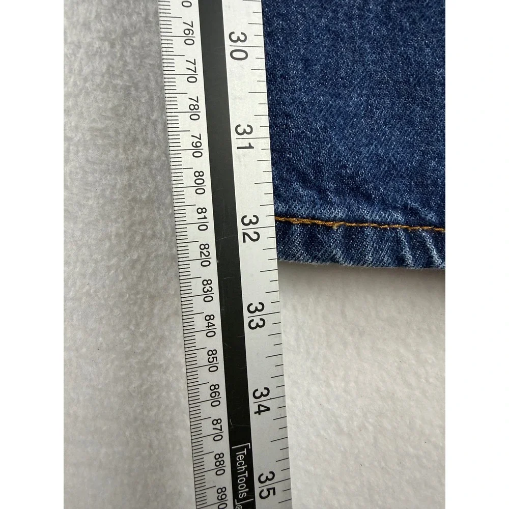 Levi's 505‎ Regular Fit Jeans Mens 32x34 Dark Wash Straight Leg Denim